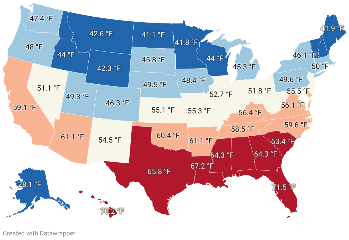 When Are States Coldest? Chilliest Months Guide